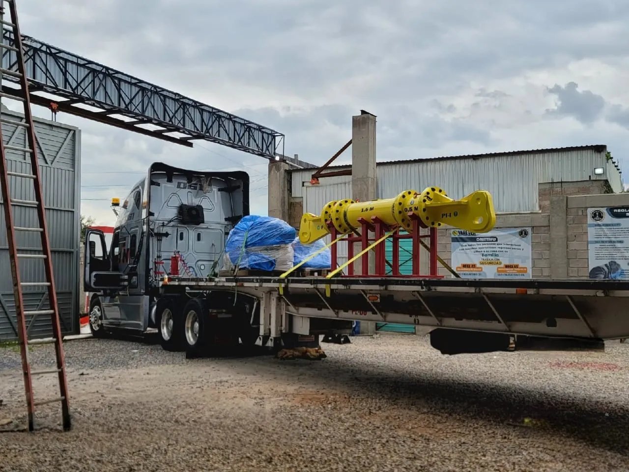 Plant transfer machinery transport industrial Baja California AZVIR